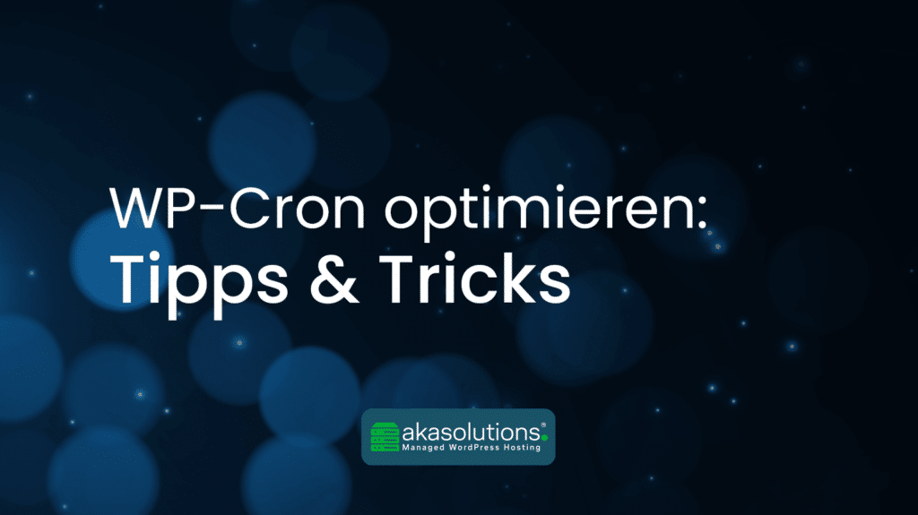Titelbild WP-Cron optimieren; Tipps & Tricks
